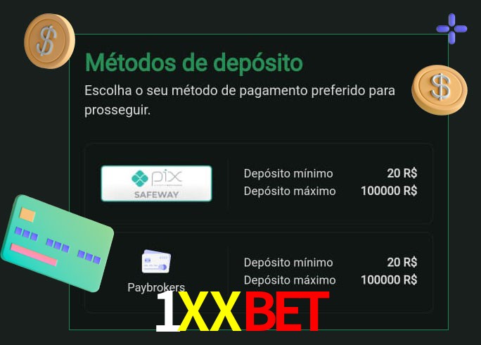 O cassino 1XXBETbet oferece uma grande variedade de métodos de pagamento