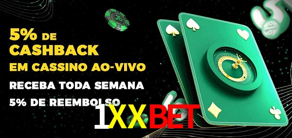 Promoções do cassino ao Vivo 1XXBET
